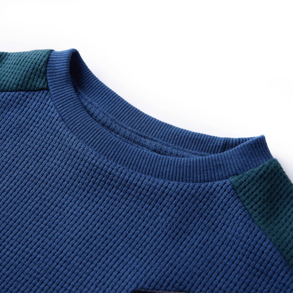 Kindertrui 128 marineblauw is nu te koop bij PeponiXL, paradijselijk wonen!