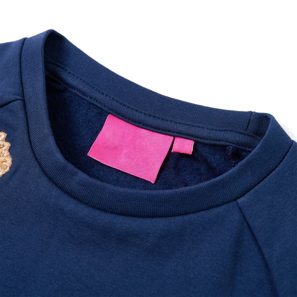 Kindertrui 92 marineblauw is nu te koop bij PeponiXL, paradijselijk wonen!