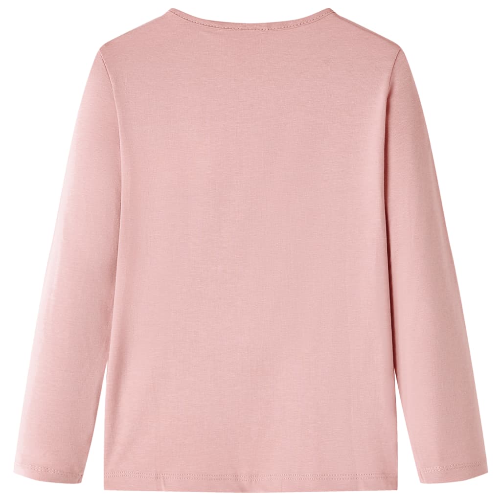Kindershirt met lange mouwen 128 lichtroze is nu te koop bij PeponiXL, paradijselijk wonen!