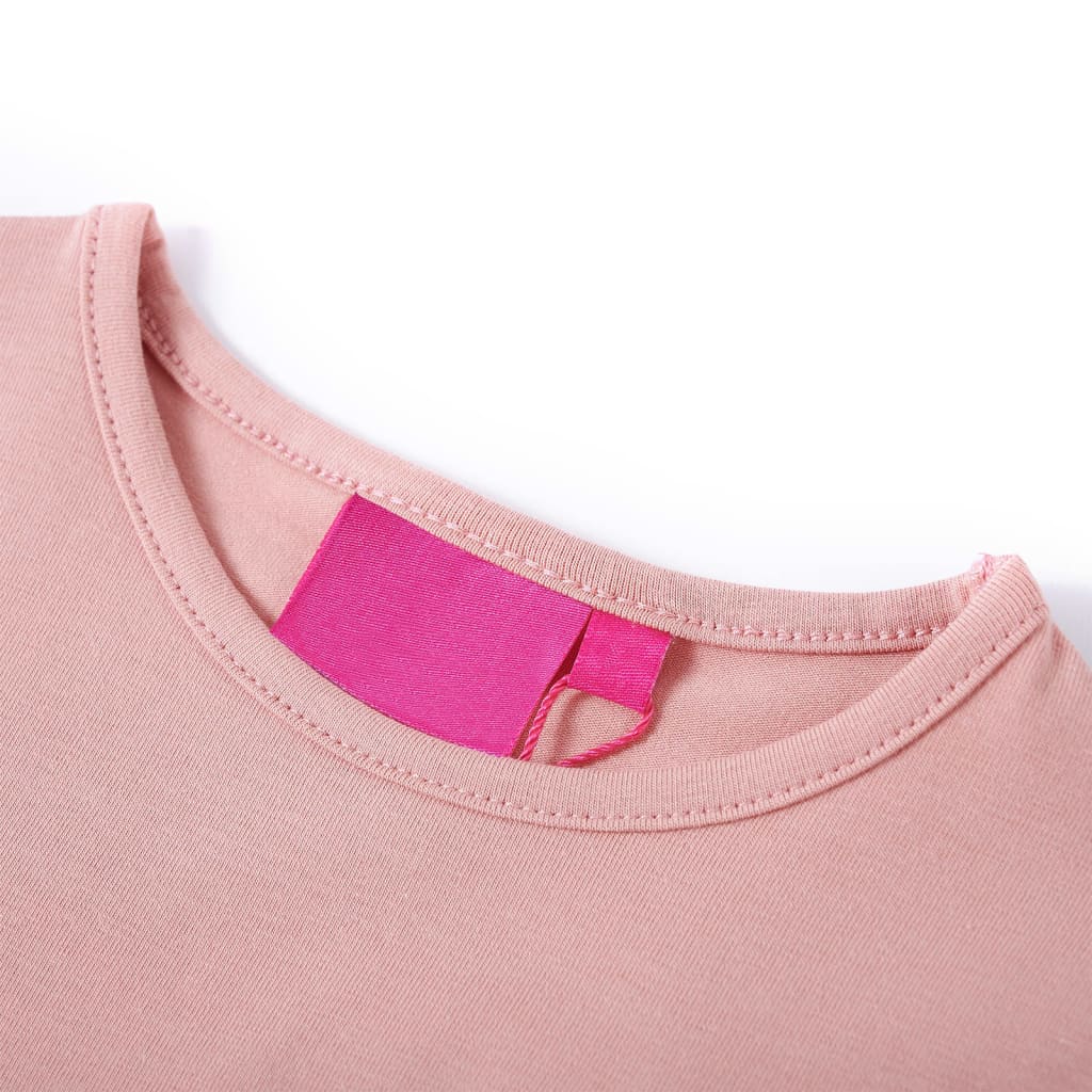 Kindershirt met lange mouwen 128 lichtroze is nu te koop bij PeponiXL, paradijselijk wonen!