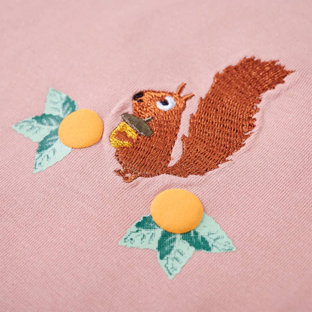 Kindershirt met lange mouwen 128 lichtroze is nu te koop bij PeponiXL, paradijselijk wonen!