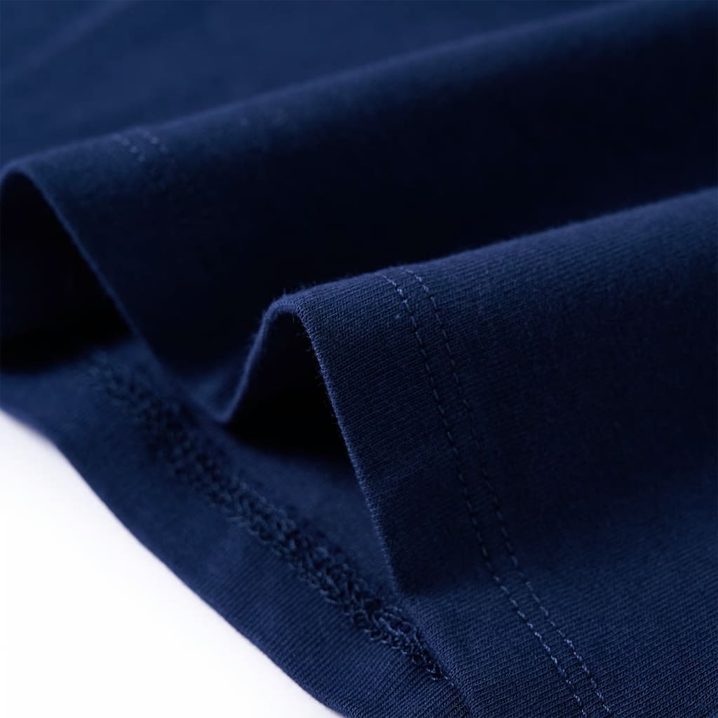 Kindershirt met lange mouwen 104 marineblauw is nu te koop bij PeponiXL, paradijselijk wonen!