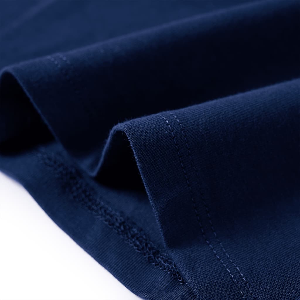 Kindershirt met lange mouwen 116 marineblauw is nu te koop bij PeponiXL, paradijselijk wonen!