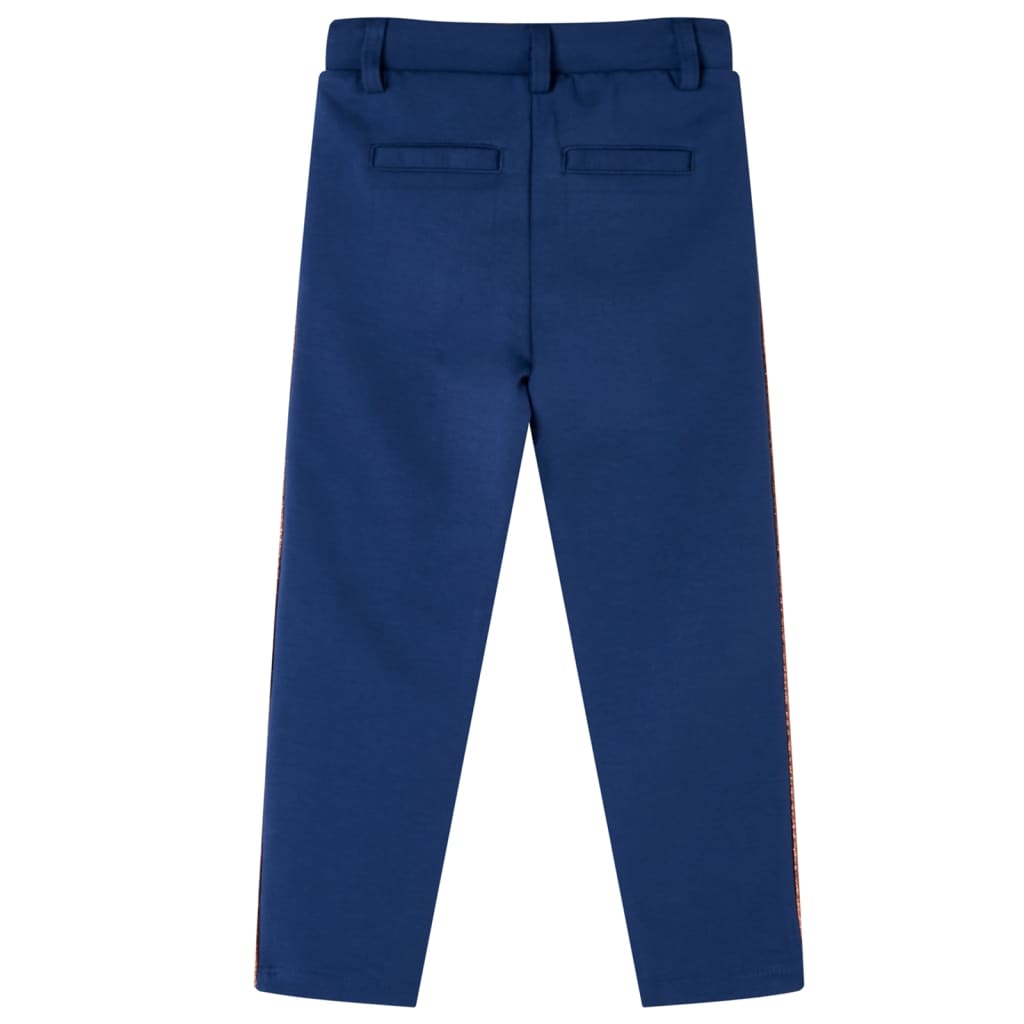 Kinderbroek met trekkoord 140 marineblauw is nu te koop bij PeponiXL, paradijselijk wonen!