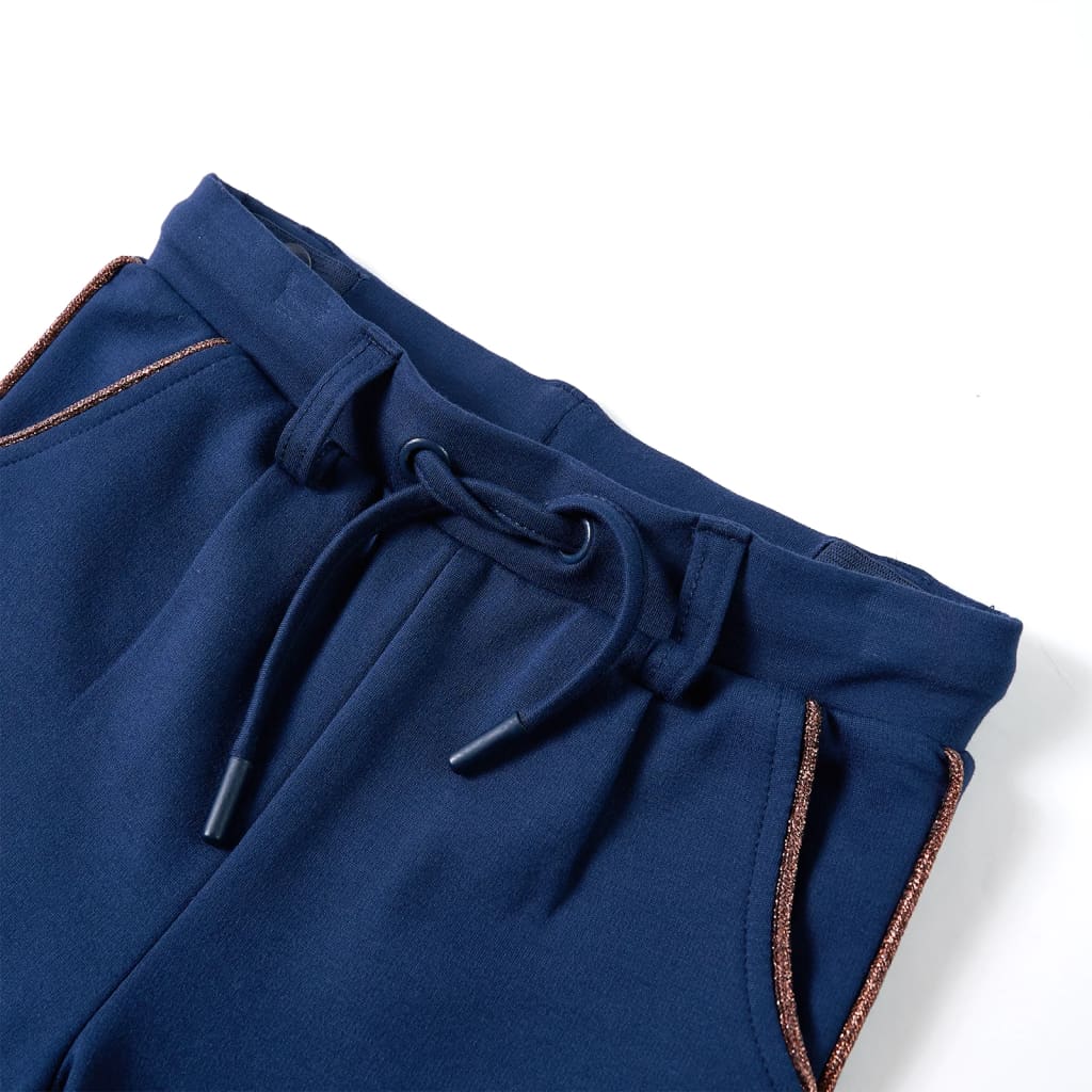 Kinderbroek met trekkoord 140 marineblauw is nu te koop bij PeponiXL, paradijselijk wonen!