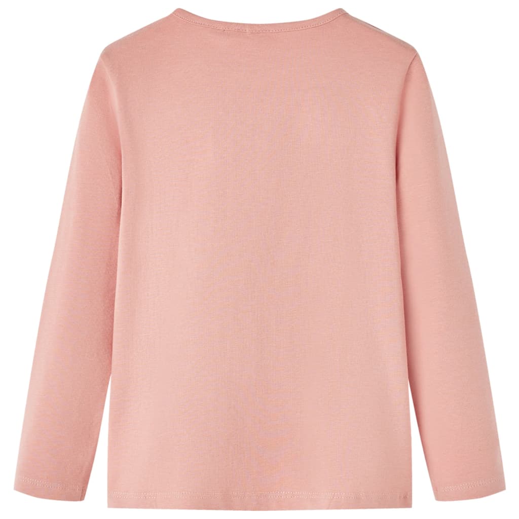Kindershirt met lange mouwen 140 lichtroze is nu te koop bij PeponiXL, paradijselijk wonen!