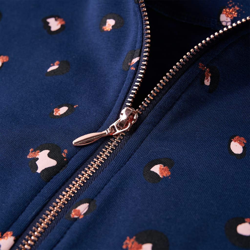 Kindervest met capuchon 92 marineblauw is nu te koop bij PeponiXL, paradijselijk wonen!