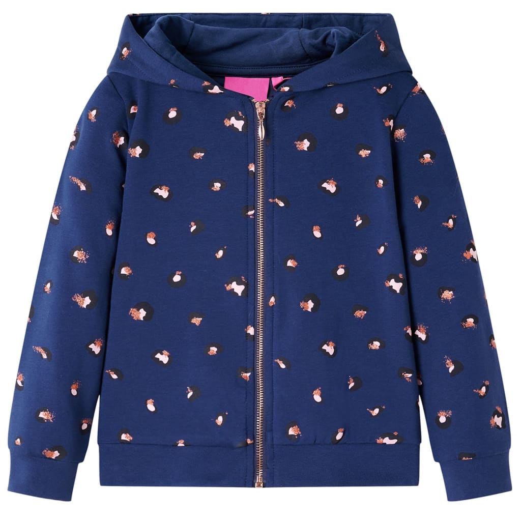 Kindervest met capuchon 116 marineblauw is nu te koop bij PeponiXL, paradijselijk wonen!