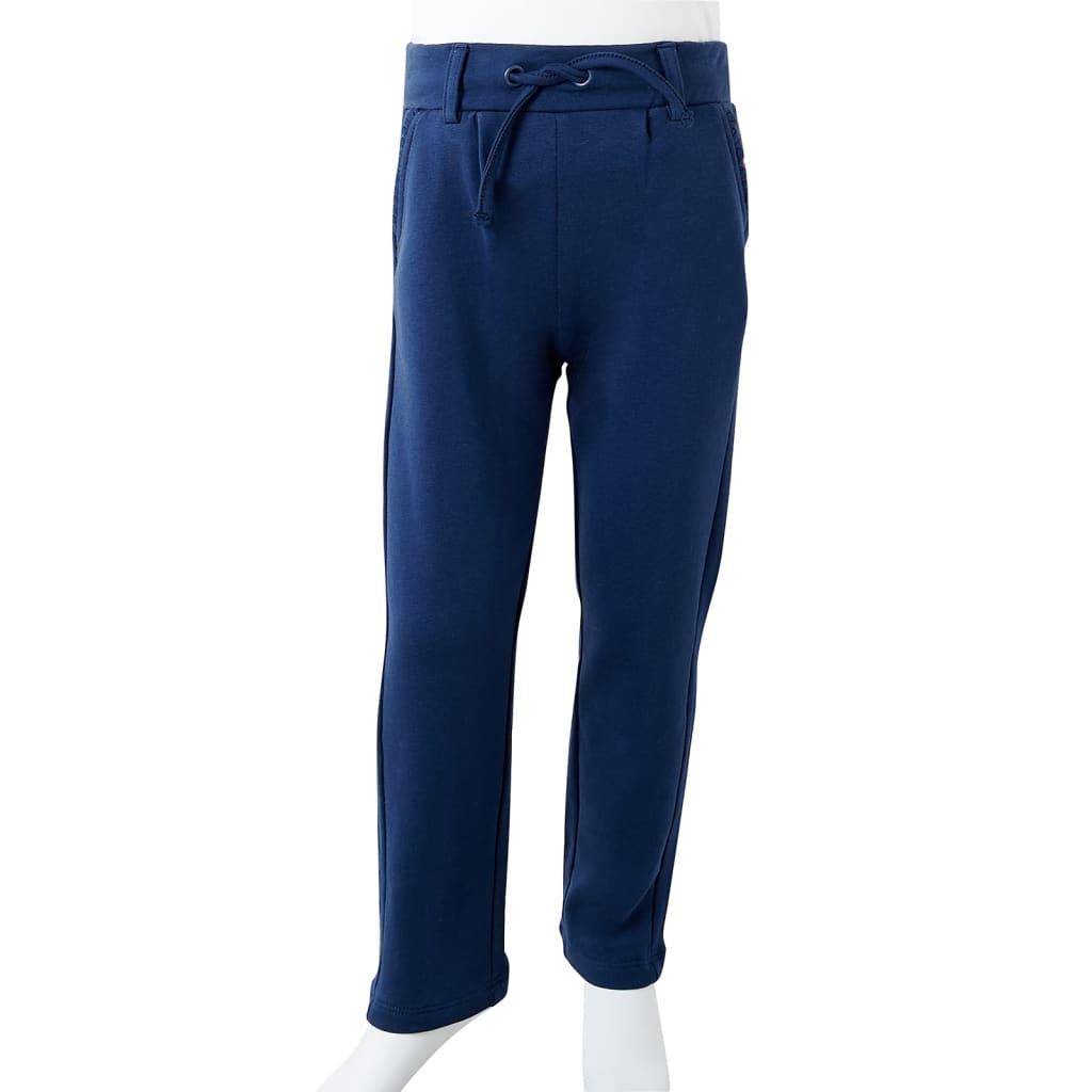 Kinderbroek met trekkoord 92 marineblauw is nu te koop bij PeponiXL, paradijselijk wonen!