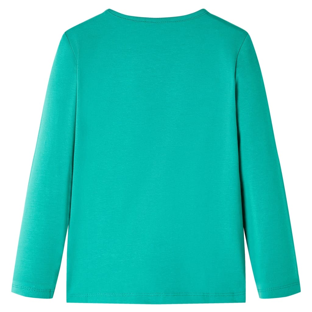 Kindershirt met lange mouwen 104 felgroen is nu te koop bij PeponiXL, paradijselijk wonen!