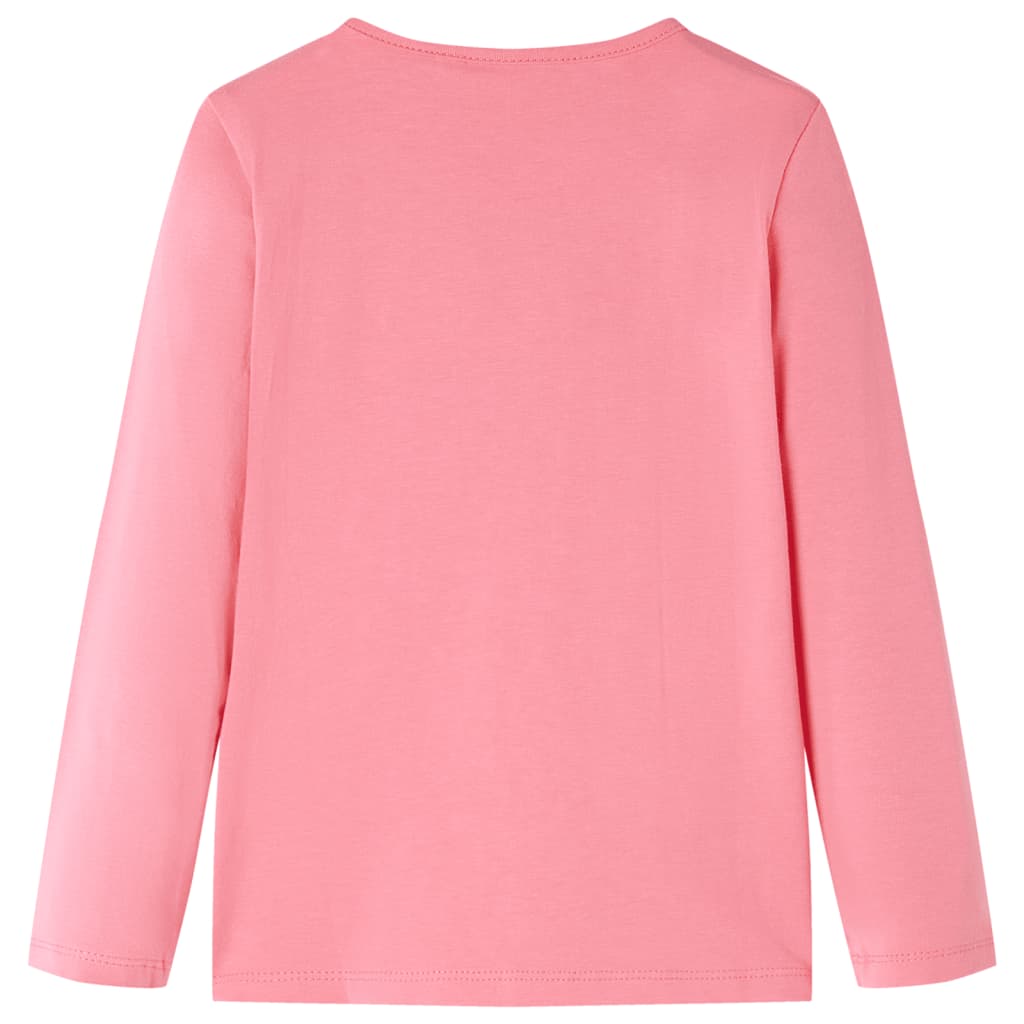 Kindershirt met lange mouwen 104 roze is nu te koop bij PeponiXL, paradijselijk wonen!