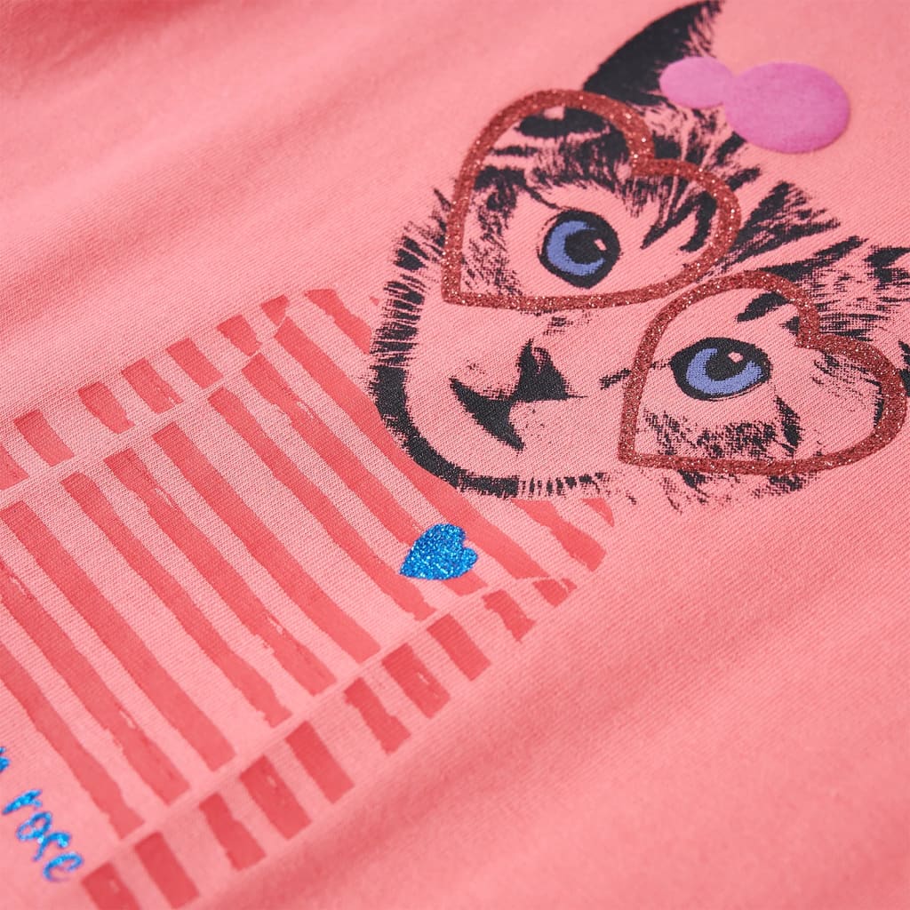 Kindershirt met lange mouwen 104 roze is nu te koop bij PeponiXL, paradijselijk wonen!