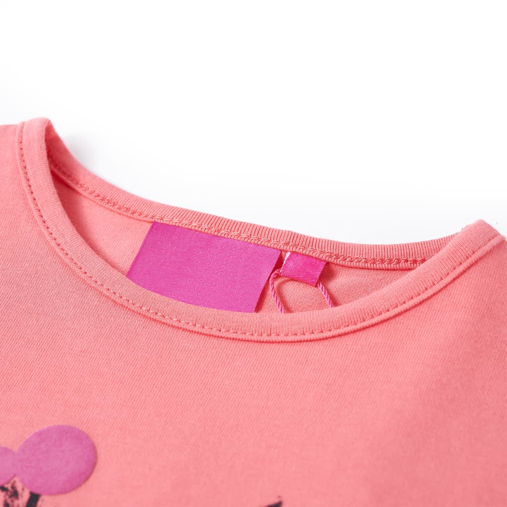 Kindershirt met lange mouwen 128 roze is nu te koop bij PeponiXL, paradijselijk wonen!