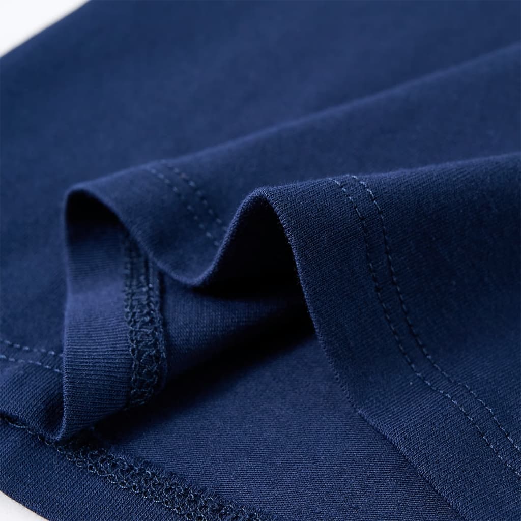 Kindershirt met lange mouwen 104 marineblauw is nu te koop bij PeponiXL, paradijselijk wonen!