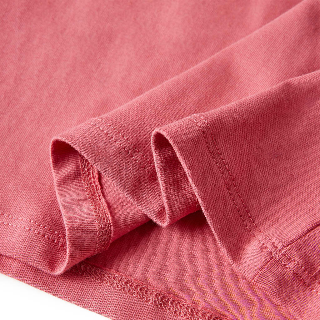 Kindershirt met lange mouwen 128 oudroze is nu te koop bij PeponiXL, paradijselijk wonen!