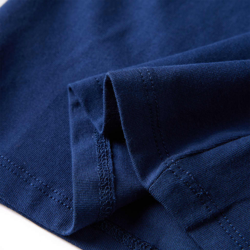 Kindershirt met lange mouwen 116 marineblauw is nu te koop bij PeponiXL, paradijselijk wonen!