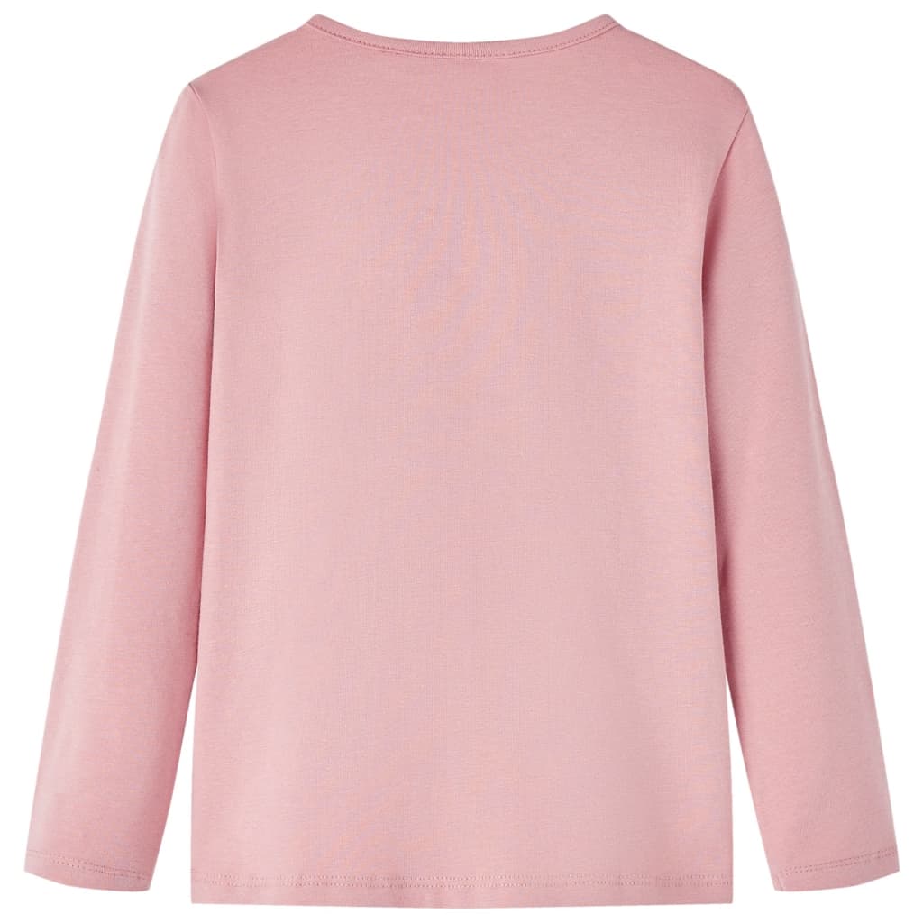 Kindershirt met lange mouwen 116 lichtroze is nu te koop bij PeponiXL, paradijselijk wonen!