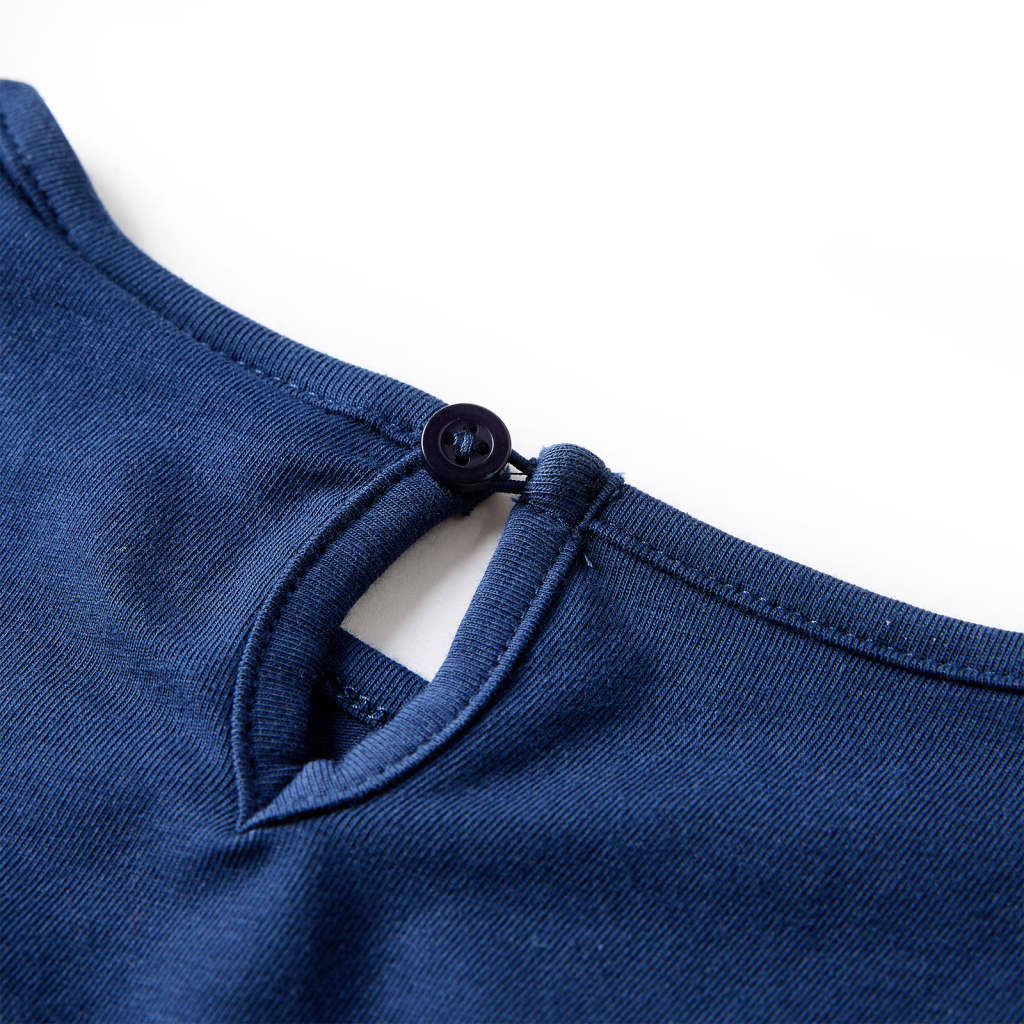 Kindershirt met lange mouwen 92 marineblauw is nu te koop bij PeponiXL, paradijselijk wonen!