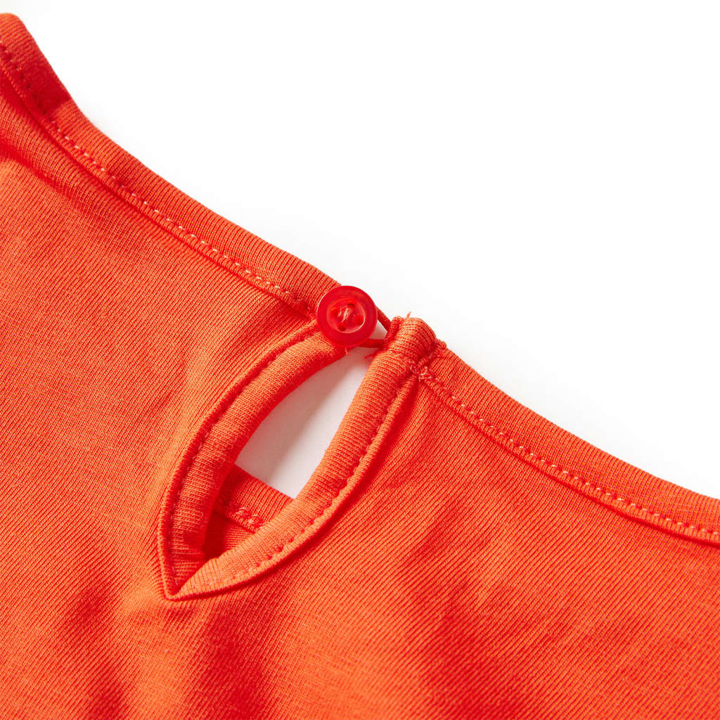 Kindershirt met lange mouwen 116 donkeroranje is nu te koop bij PeponiXL, paradijselijk wonen!