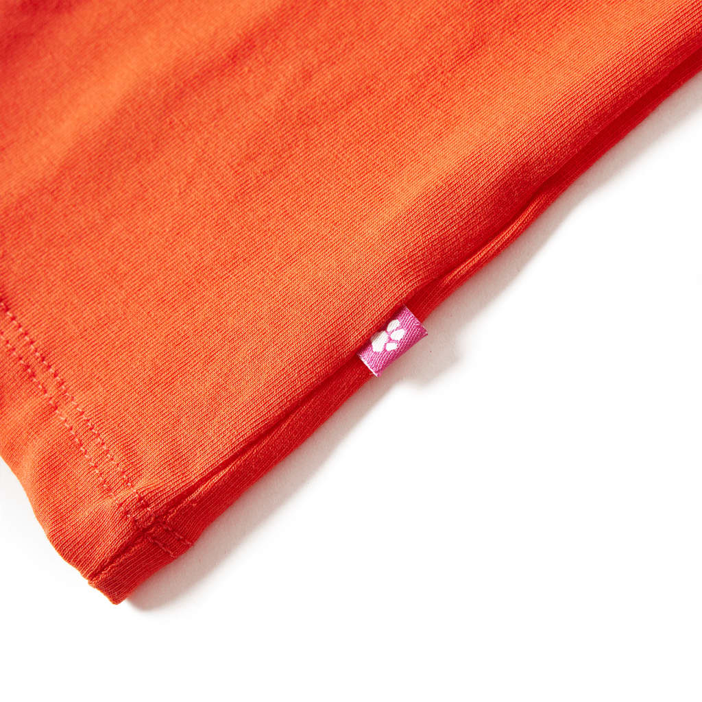 Kindershirt met lange mouwen 116 donkeroranje is nu te koop bij PeponiXL, paradijselijk wonen!