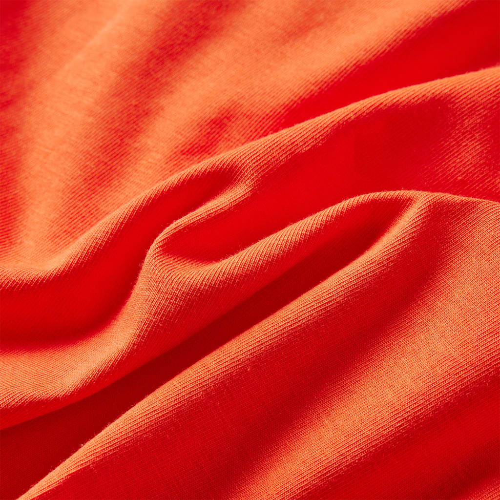 Kindershirt met lange mouwen 116 donkeroranje is nu te koop bij PeponiXL, paradijselijk wonen!