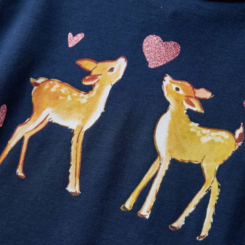 Kindershirt met lange mouwen 116 marineblauw is nu te koop bij PeponiXL, paradijselijk wonen!