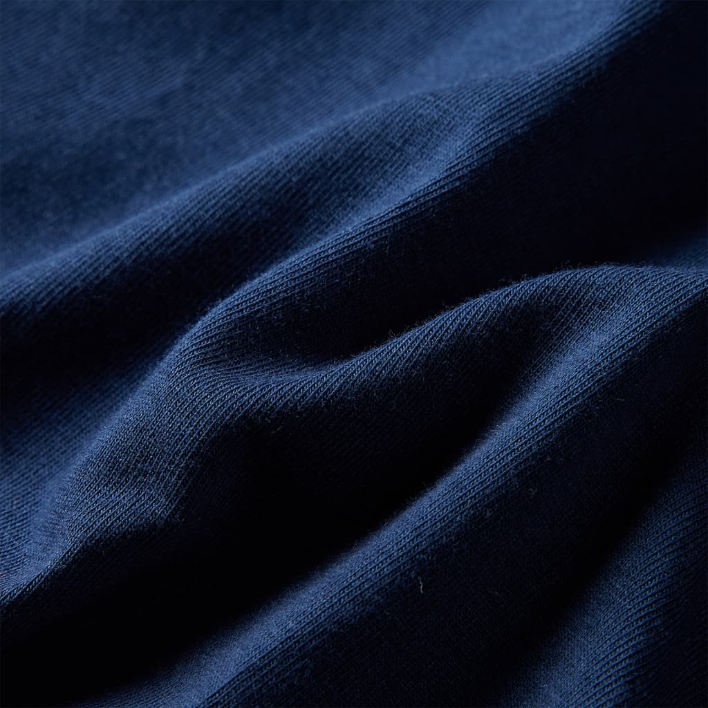 Kindershirt met lange mouwen 128 marineblauw is nu te koop bij PeponiXL, paradijselijk wonen!