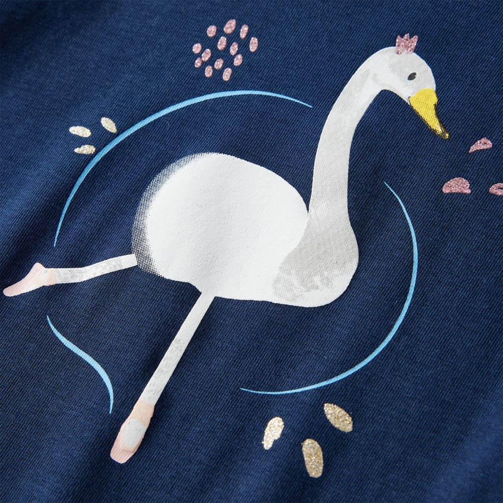 Kindershirt met lange mouwen 116 marineblauw is nu te koop bij PeponiXL, paradijselijk wonen!