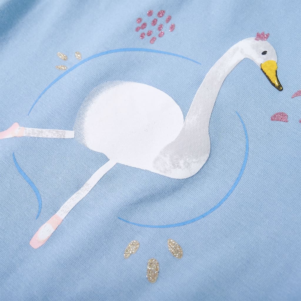 Kindershirt met lange mouwen 92 lichtblauw is nu te koop bij PeponiXL, paradijselijk wonen!