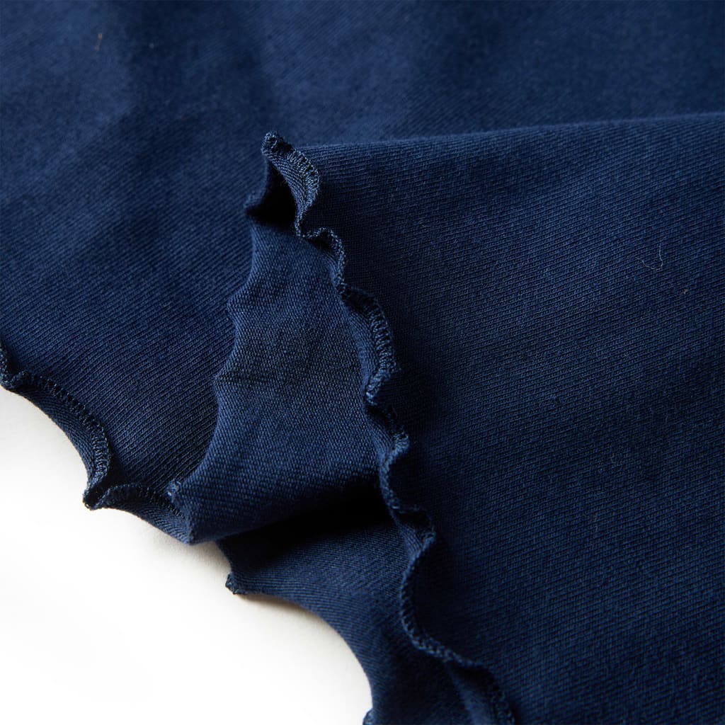 Kindershirt lange mouwen 128 marineblauw is nu te koop bij PeponiXL, paradijselijk wonen!