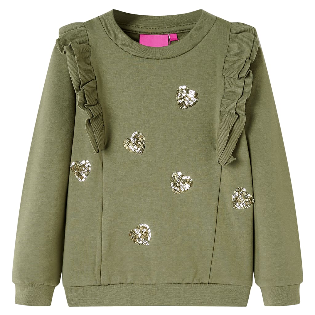 Kindertrui 128 kakikleurig is nu te koop bij PeponiXL, paradijselijk wonen!