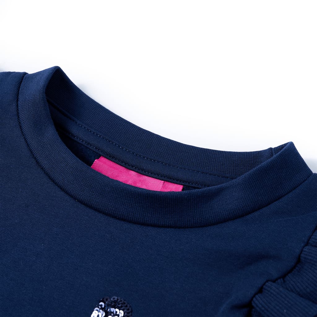 Kindertrui 128 marineblauw is nu te koop bij PeponiXL, paradijselijk wonen!