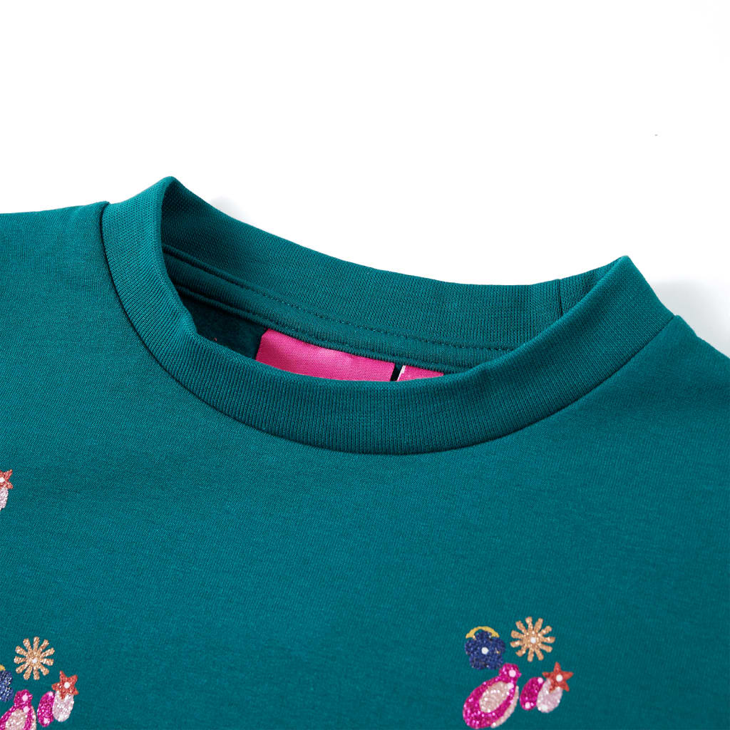 Kindertrui 104 donkergroen is nu te koop bij PeponiXL, paradijselijk wonen!