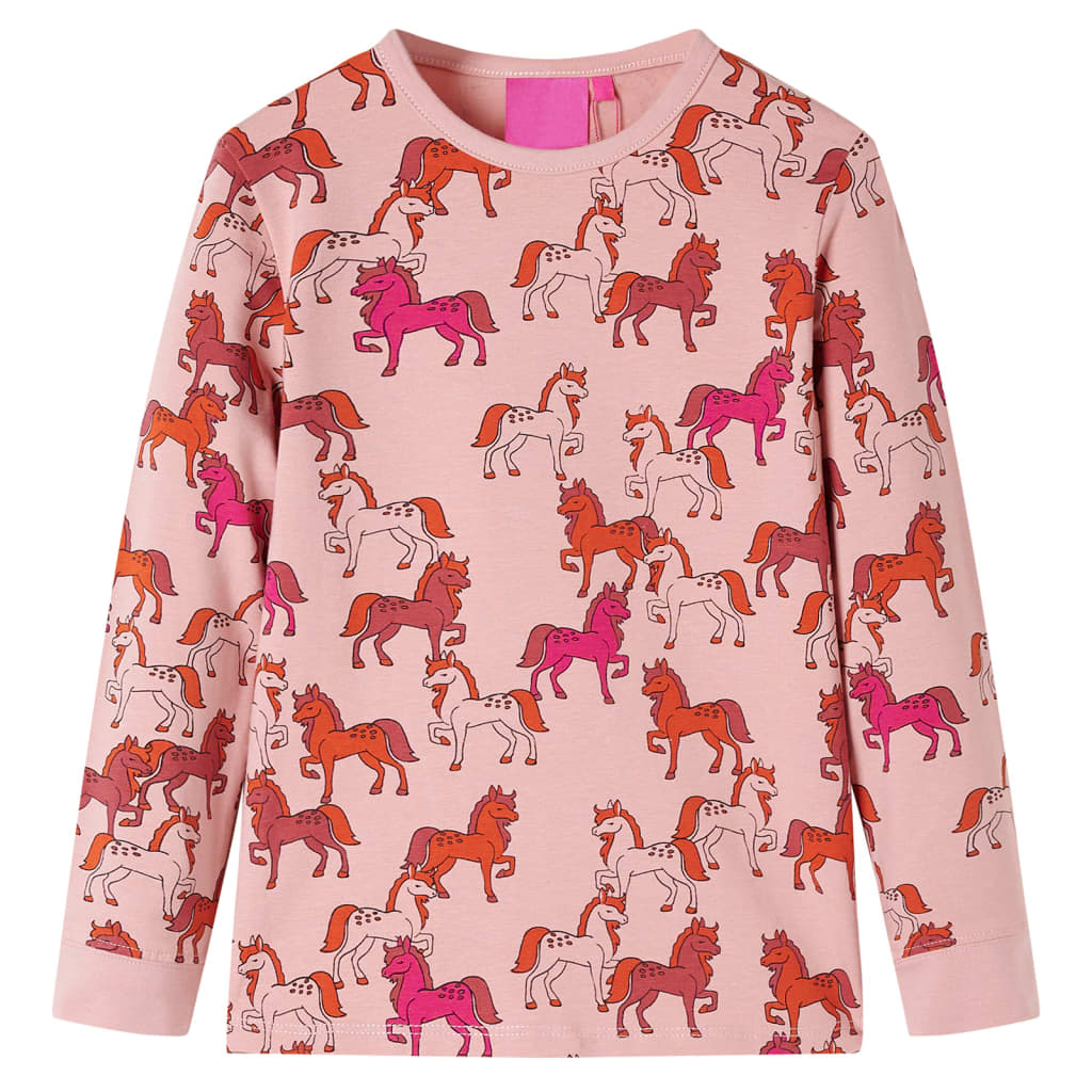 Kinderpyjama met lange mouwen 92 lichtroze is nu te koop bij PeponiXL, paradijselijk wonen!