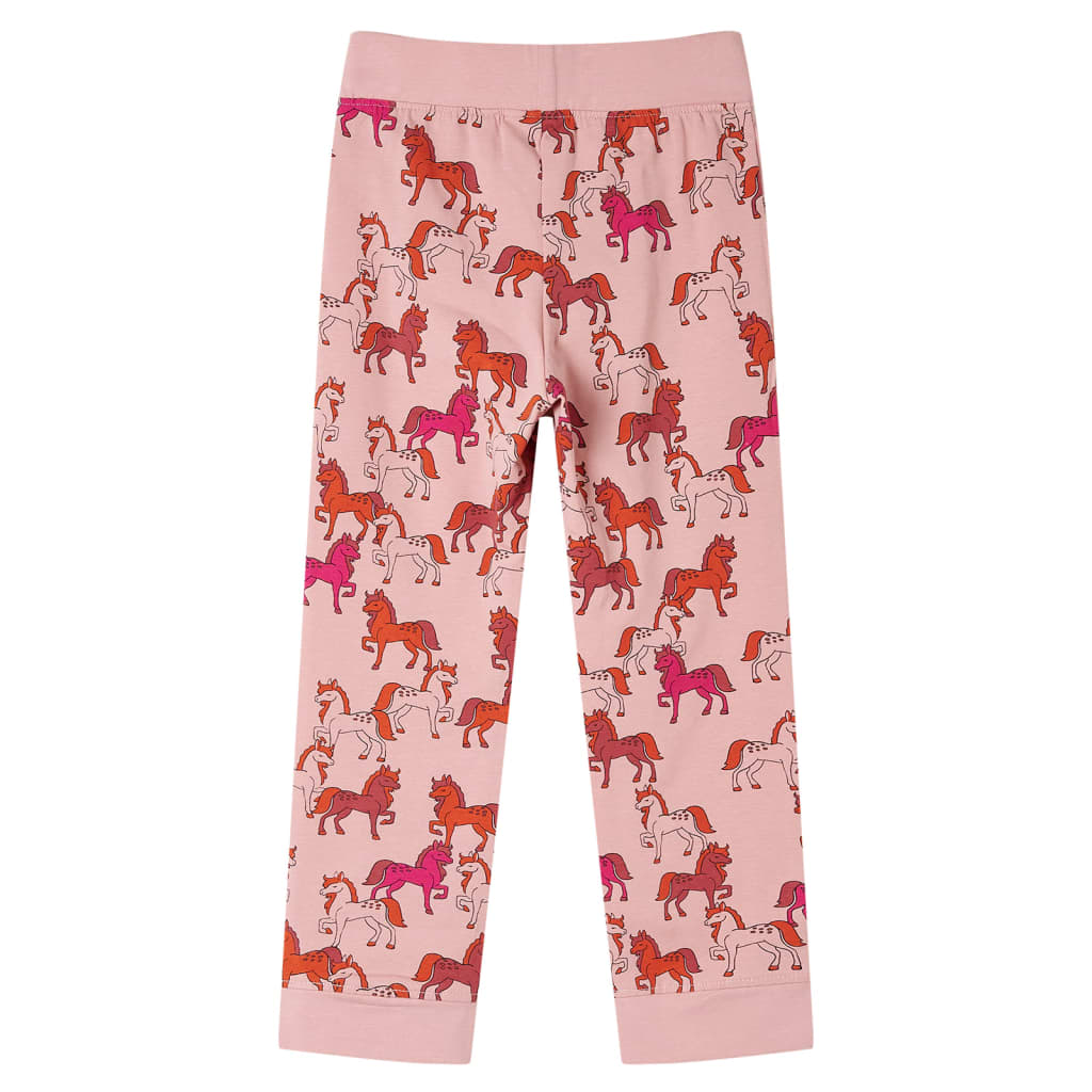 Kinderpyjama met lange mouwen 92 lichtroze is nu te koop bij PeponiXL, paradijselijk wonen!