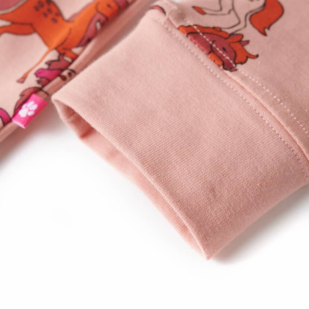 Kinderpyjama met lange mouwen 92 lichtroze is nu te koop bij PeponiXL, paradijselijk wonen!