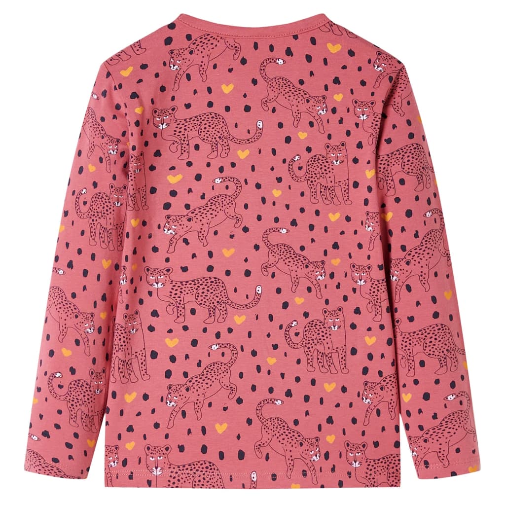 Kinderpyjama met lange mouwen 104 oudroze is nu te koop bij PeponiXL, paradijselijk wonen!
