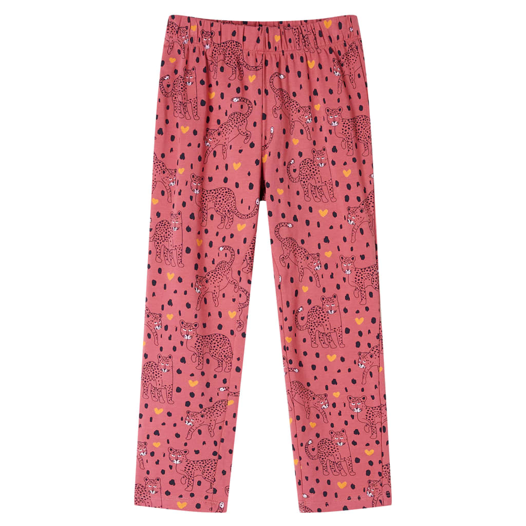 Kinderpyjama met lange mouwen 104 oudroze is nu te koop bij PeponiXL, paradijselijk wonen!