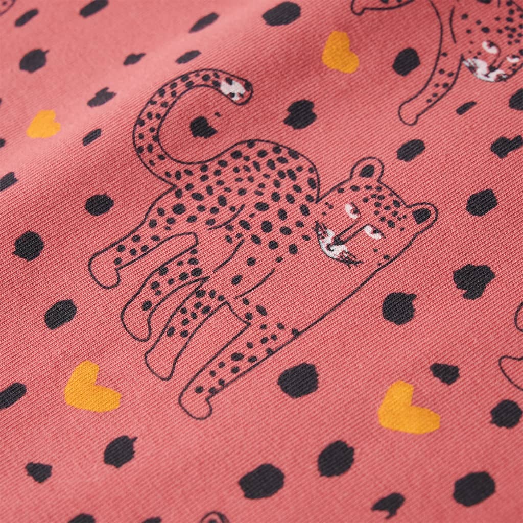 Kinderpyjama met lange mouwen 104 oudroze is nu te koop bij PeponiXL, paradijselijk wonen!