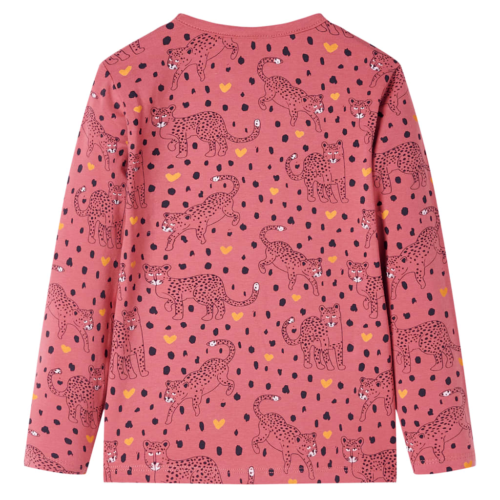 Kinderpyjama met lange mouwen 116 oudroze is nu te koop bij PeponiXL, paradijselijk wonen!
