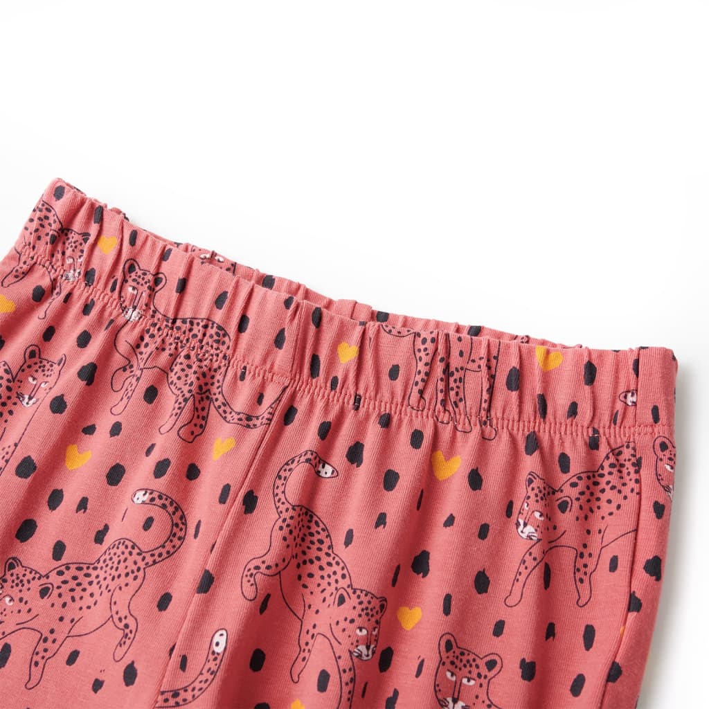 Kinderpyjama met lange mouwen 116 oudroze is nu te koop bij PeponiXL, paradijselijk wonen!
