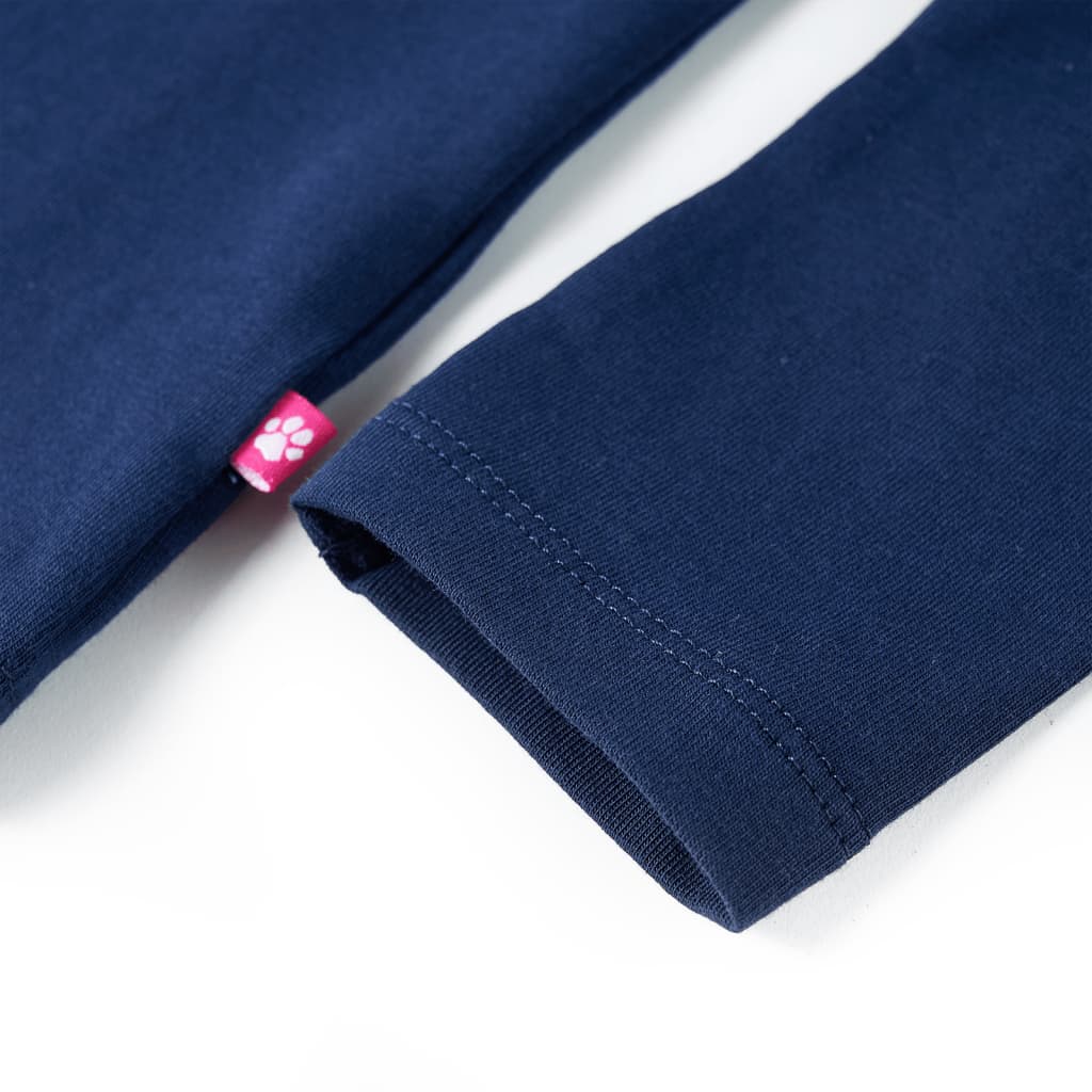 Kindershirt met lange mouwen 116 marineblauw is nu te koop bij PeponiXL, paradijselijk wonen!