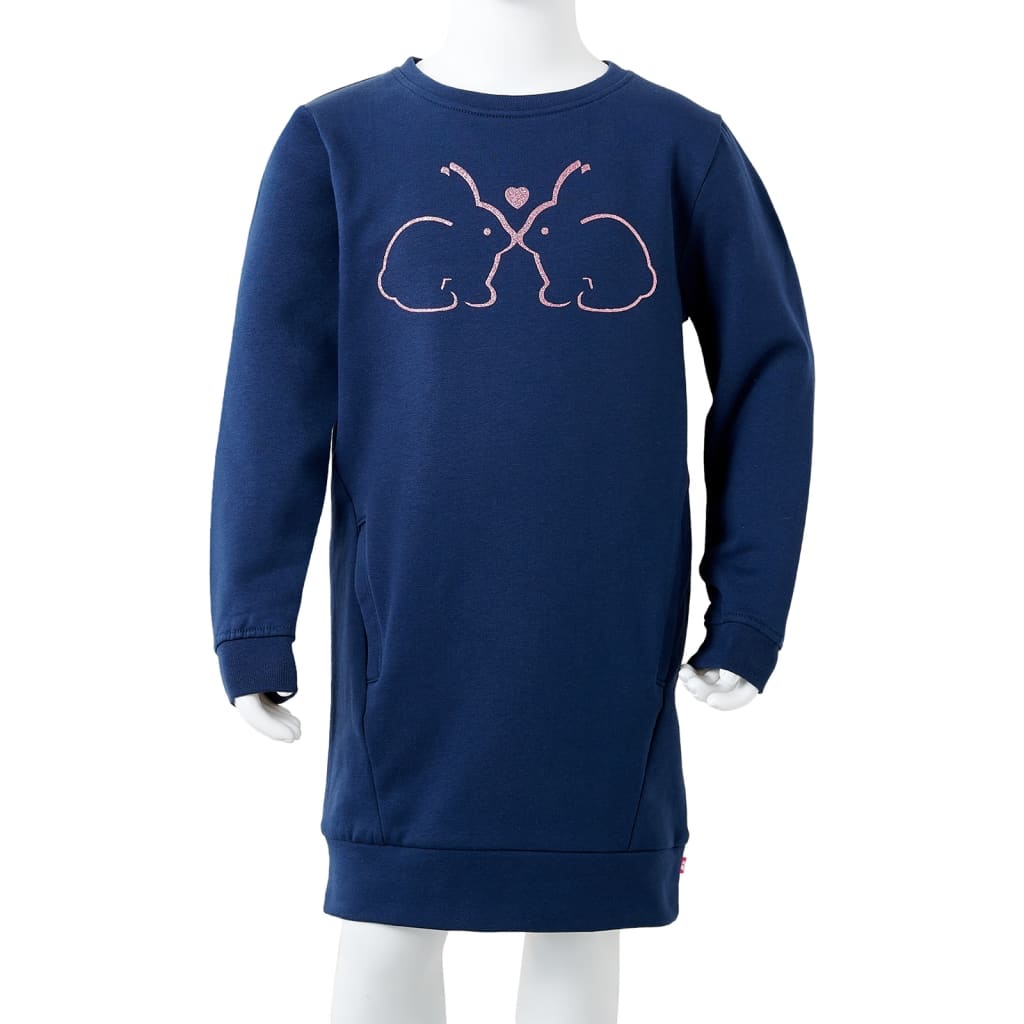 Kinderjurk 92 marineblauw is nu te koop bij PeponiXL, paradijselijk wonen!