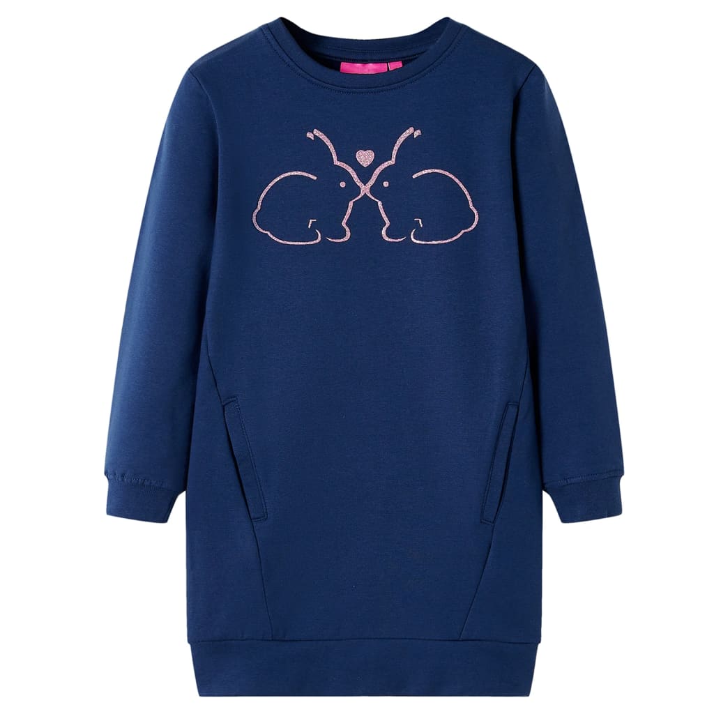 Kinderjurk 116 marineblauw is nu te koop bij PeponiXL, paradijselijk wonen!