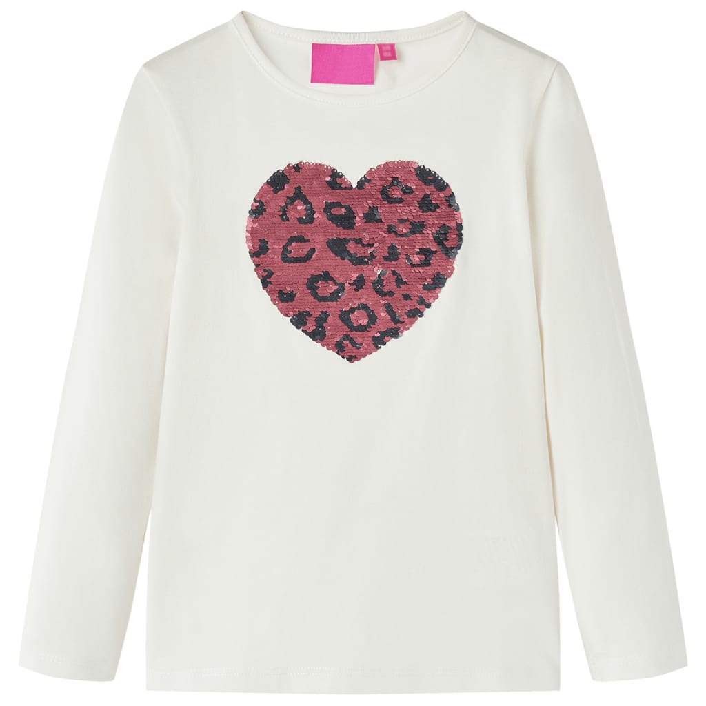 Kindershirt met lange mouwen 104 ecru is nu te koop bij PeponiXL, paradijselijk wonen!