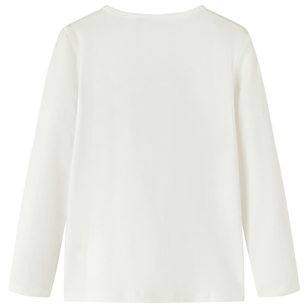 Kindershirt met lange mouwen 116 ecru is nu te koop bij PeponiXL, paradijselijk wonen!