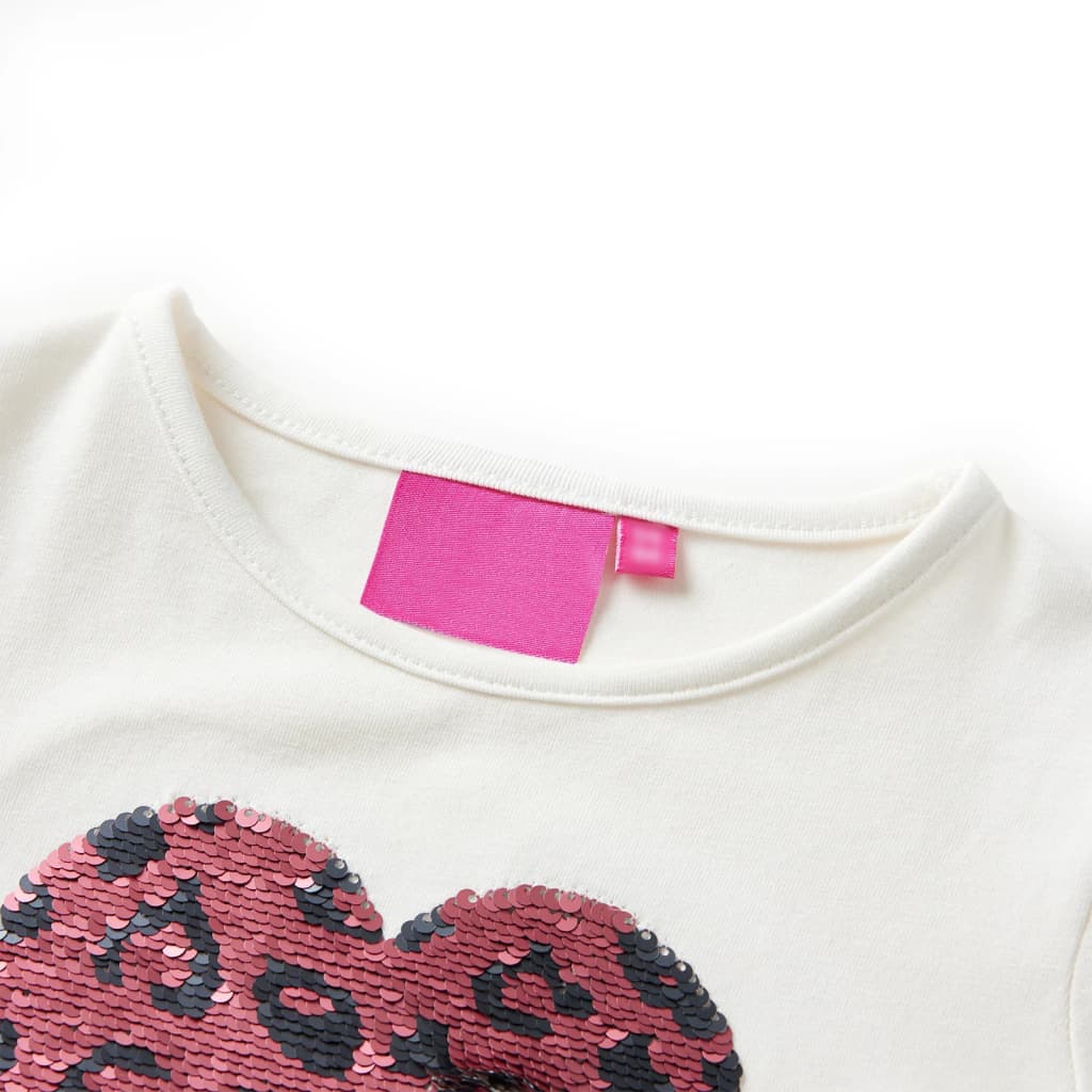 Kindershirt met lange mouwen 116 ecru is nu te koop bij PeponiXL, paradijselijk wonen!