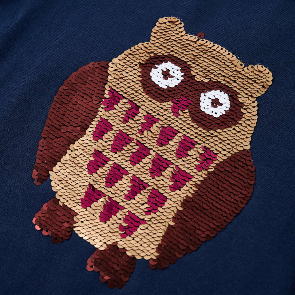 Kindershirt met lange mouwen 104 marineblauw is nu te koop bij PeponiXL, paradijselijk wonen!