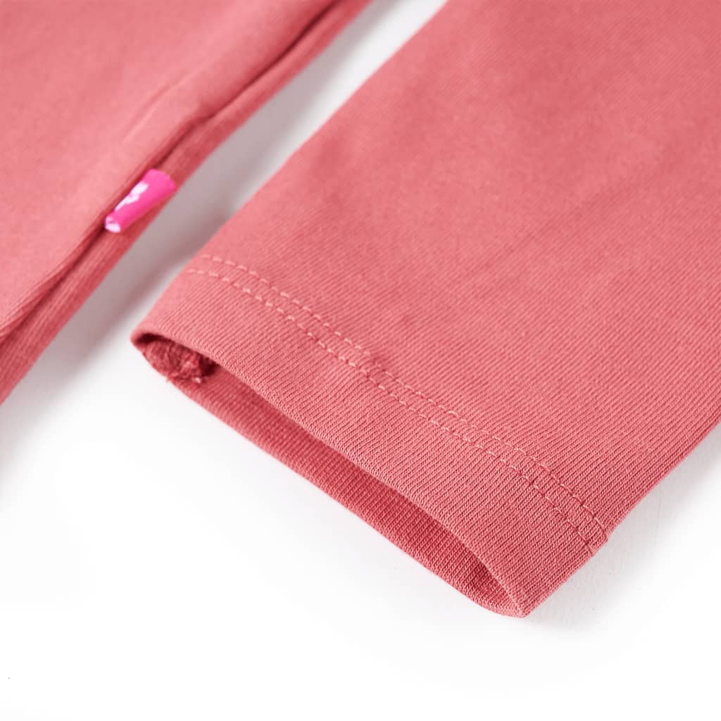Kindershirt met lange mouwen 116 oudroze is nu te koop bij PeponiXL, paradijselijk wonen!