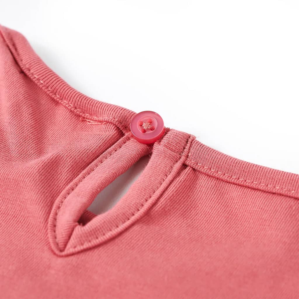 Kindershirt met lange mouwen 116 oudroze is nu te koop bij PeponiXL, paradijselijk wonen!